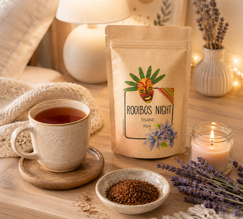 Rooibos Night Leo Tea w opakowaniu doypack